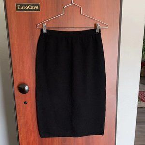 Black st. john pencil skirt